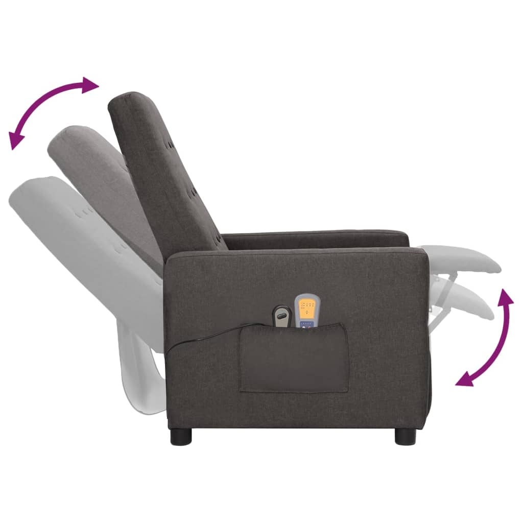 Fauteuil de massage électrique en tissu