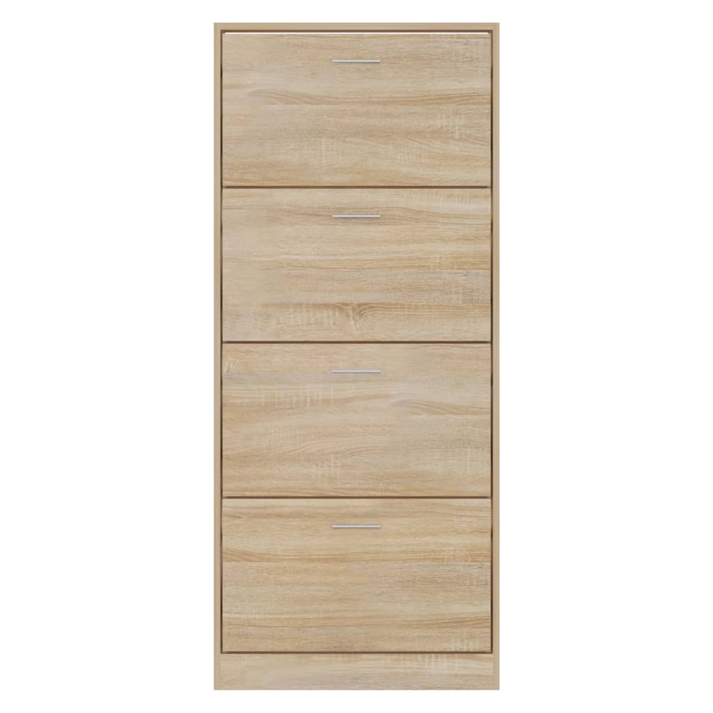 Schoenenkast 63x24x81 cm bewerkt hout