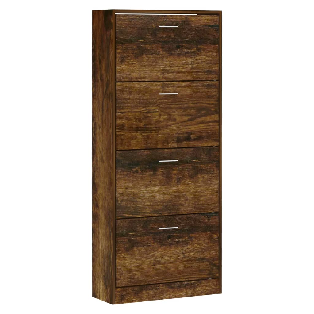 Schoenenkast 63x24x103 cm bewerkt hout