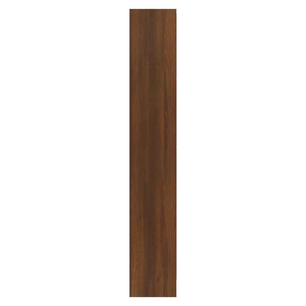 Schoenenkast 63x24x147 cm bewerkt hout gerookt eikenkleurig