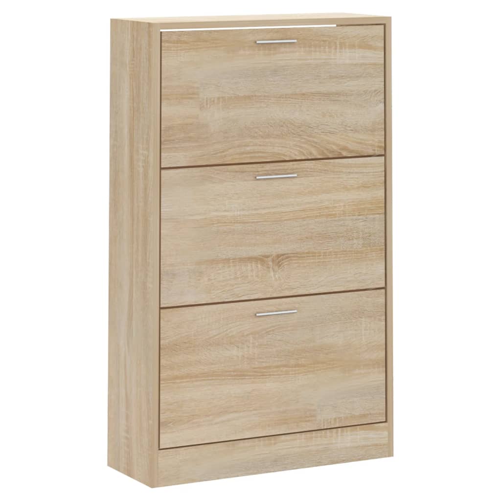 Schoenenkast 63x24x103 cm bewerkt hout