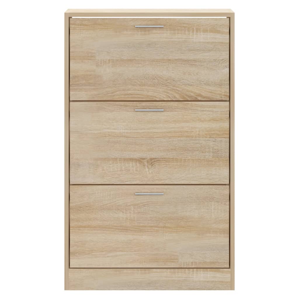 Schoenenkast 63x24x103 cm bewerkt hout