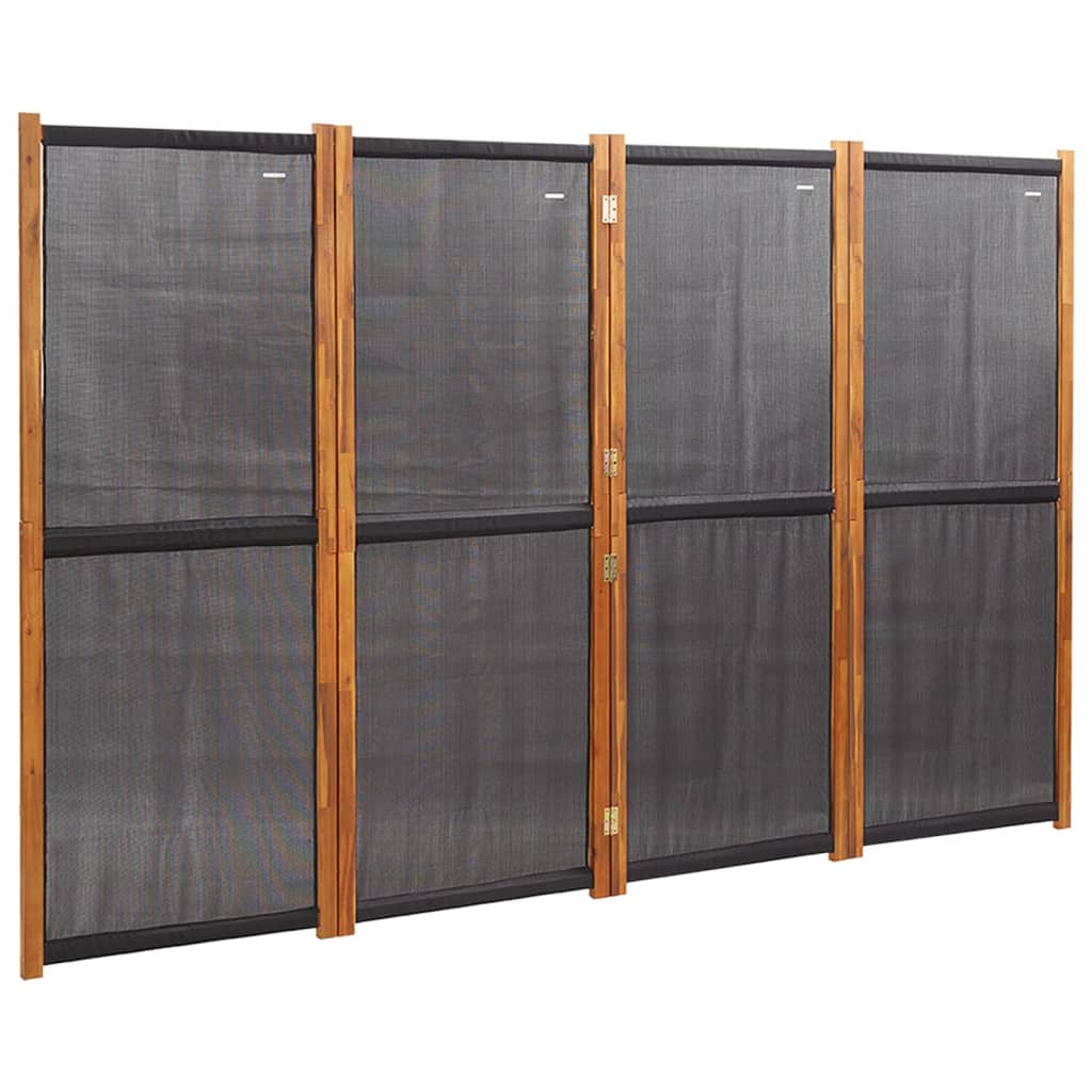 Kamerscherm met 6 panelen 420x180 cm