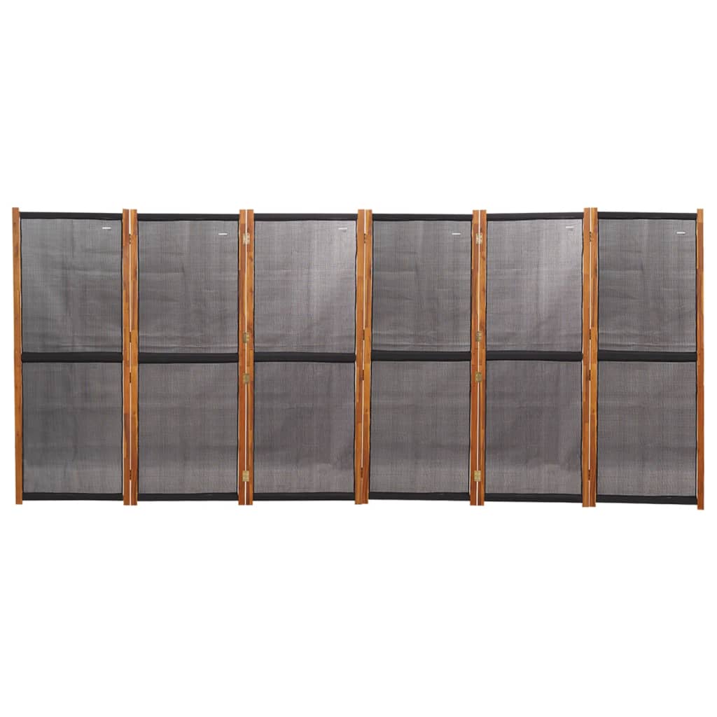 Kamerscherm met 6 panelen 420x180 cm