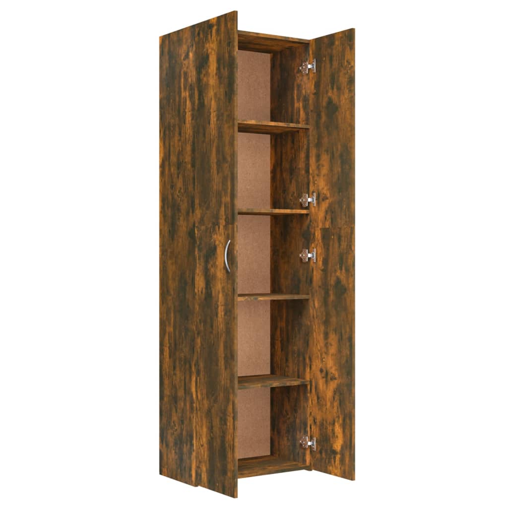 Archiefkast 60x32x115 cm bewerkt hout