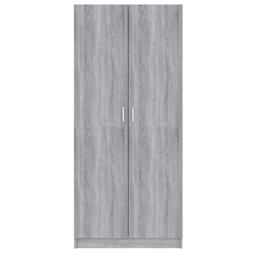 Armoire 80x52x180 cm en bois travaillé