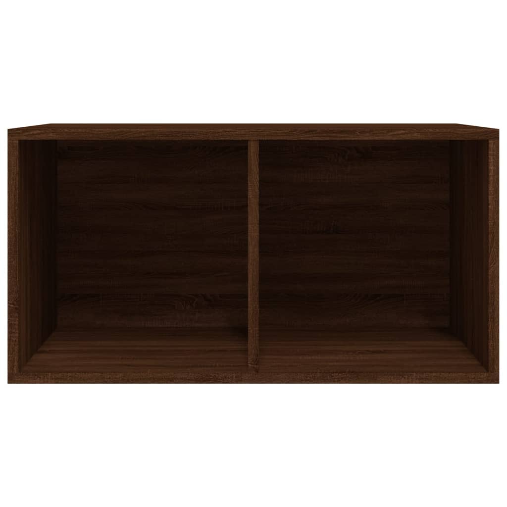 LP Opbergbox 69,5x34x36 cm bewerkt hout oud houtkleurig