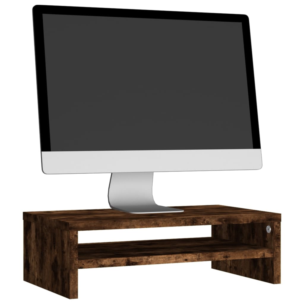 Monitorstandaard 42x24x13 cm bewerkt hout