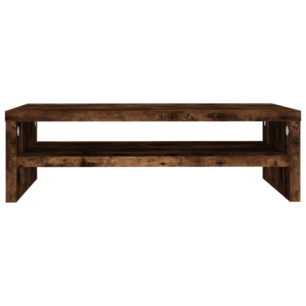 Support pour moniteur 42x24x13 cm en bois travaillé