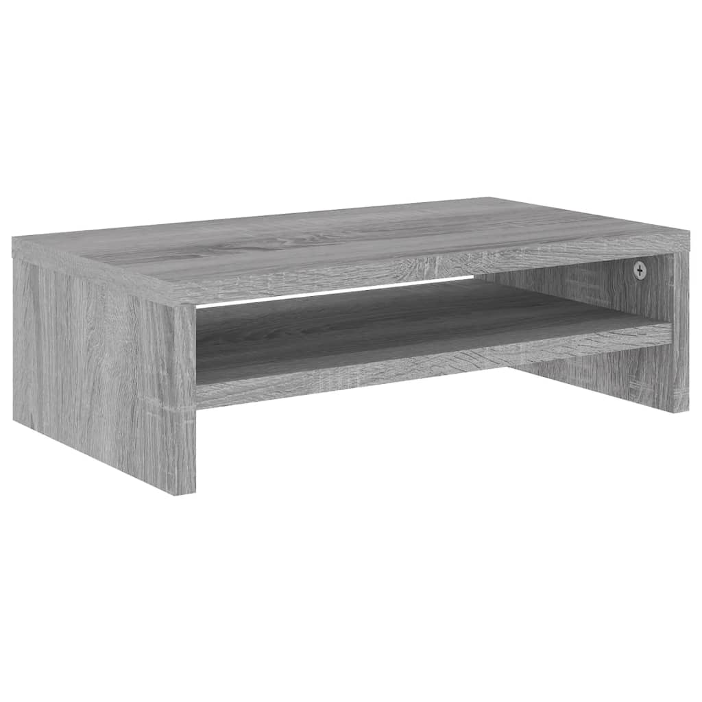 Support pour moniteur 42x24x13 cm en bois travaillé