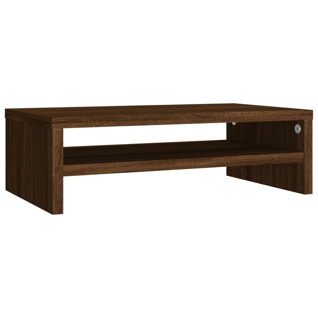 Support pour moniteur 42x24x13 cm en bois travaillé