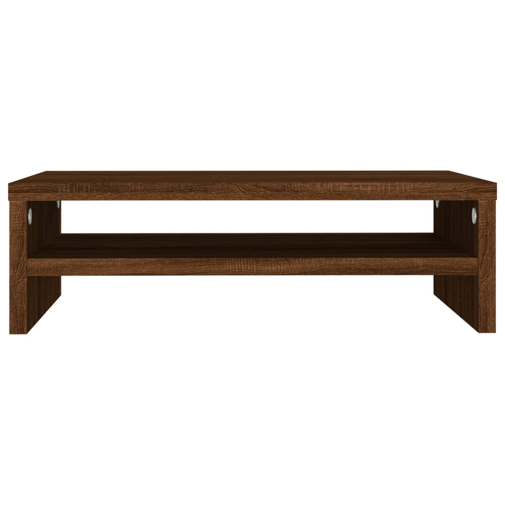 Support pour moniteur 42x24x13 cm en bois travaillé