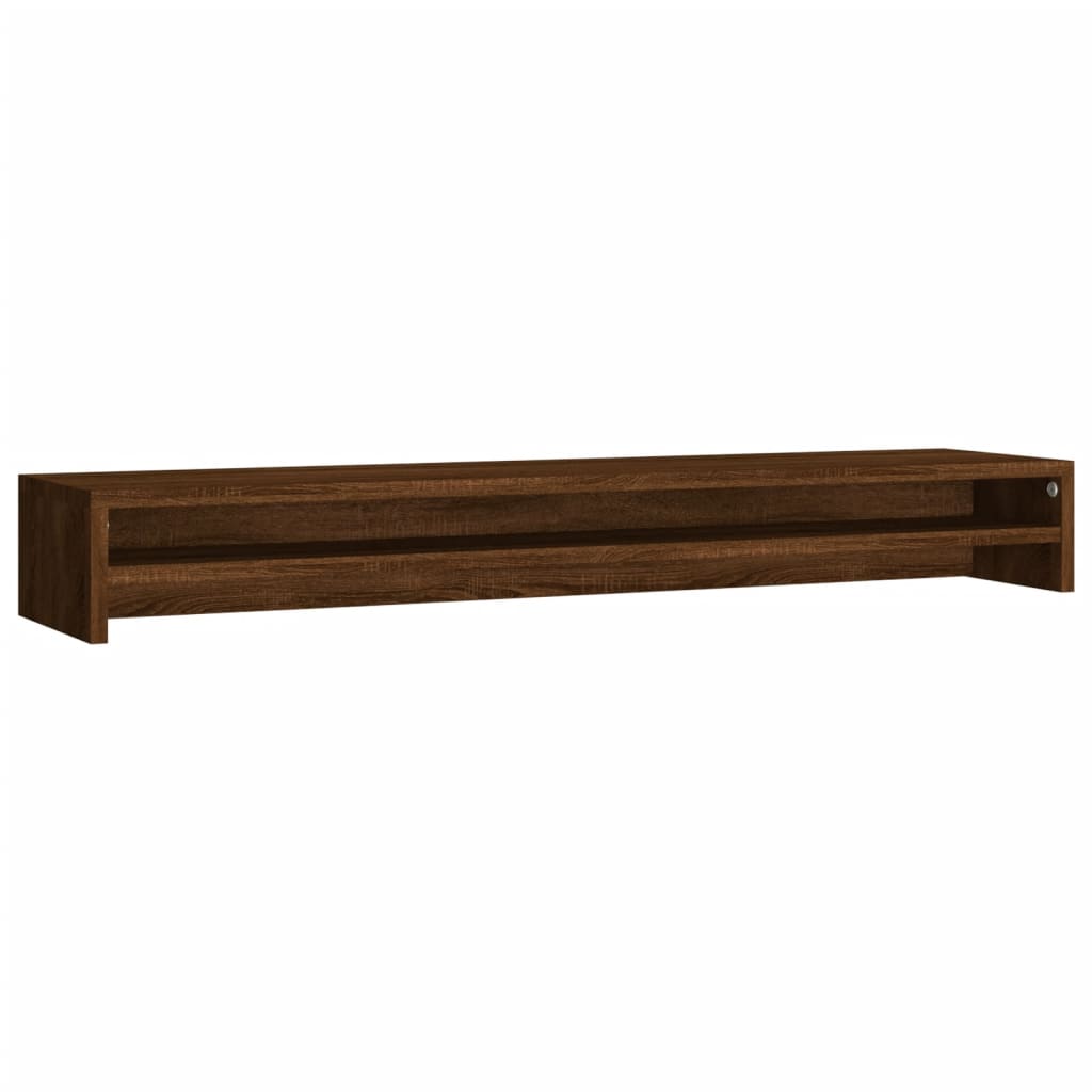 Monitorstandaard 100x24x13 cm bewerkt hout