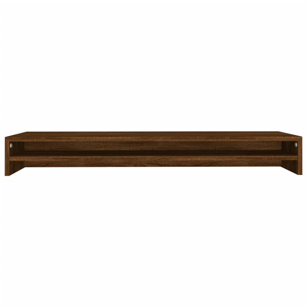 Monitorstandaard 100x24x13 cm bewerkt hout