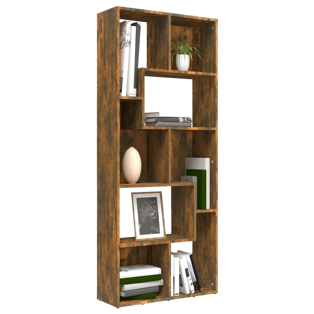 Boekenkast 67x24x161 cm bewerkt hout