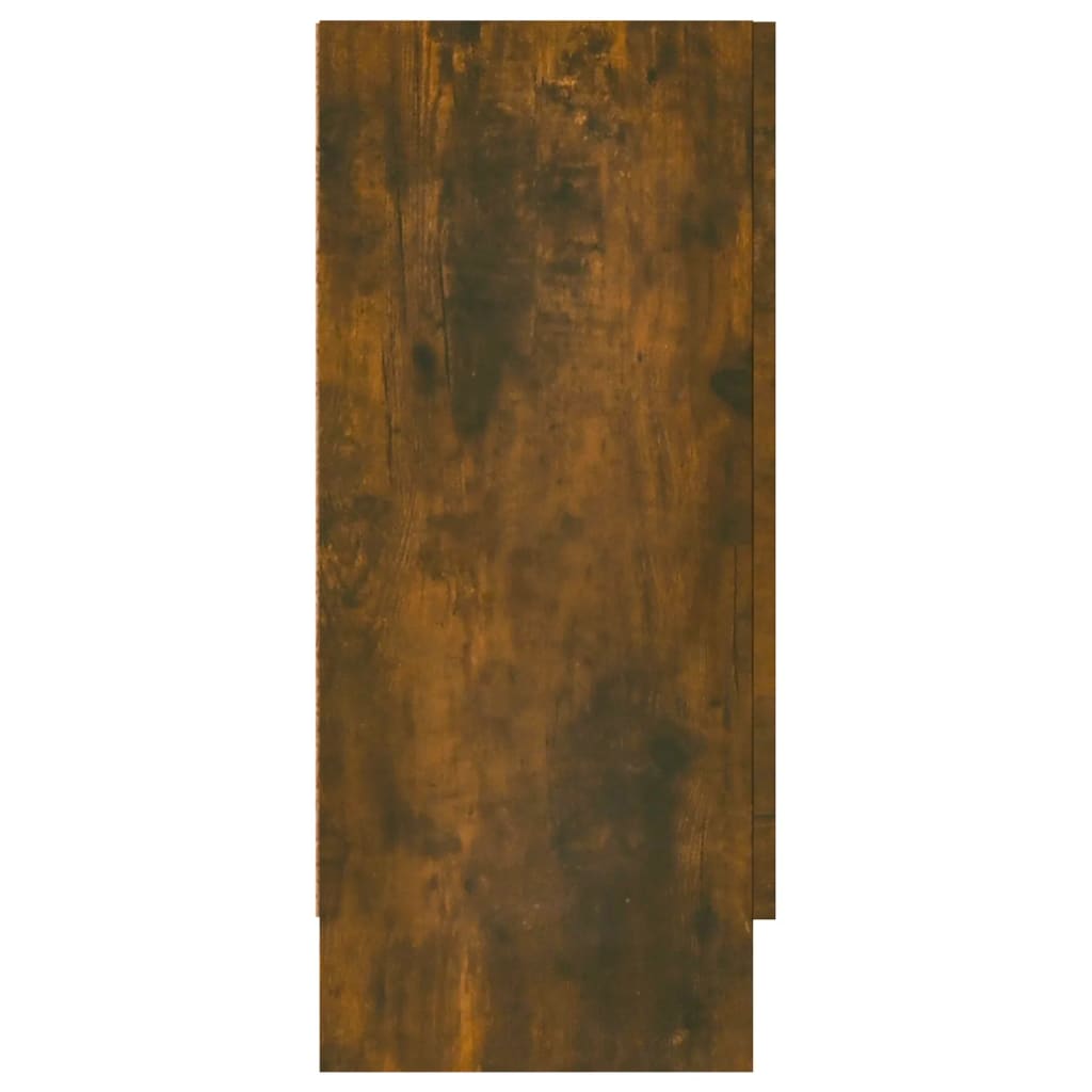 Vitrinekast 120x30,5x70 cm bewerkt hout