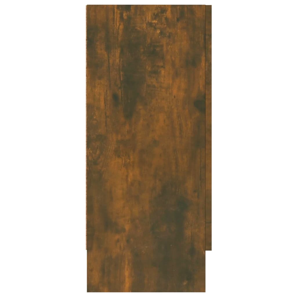 Vitrinekast 120x30,5x70 cm bewerkt hout