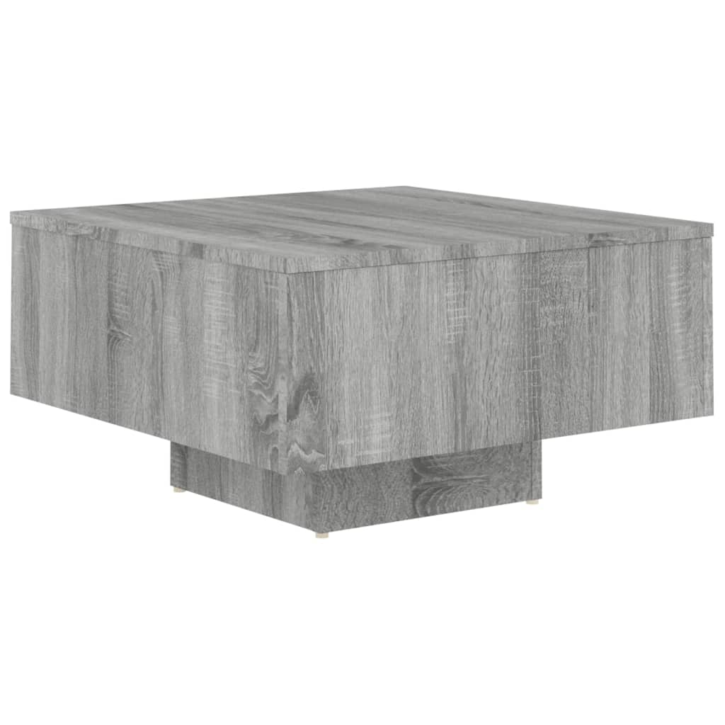 Salontafel 60x60x31,5 cm bewerkt hout