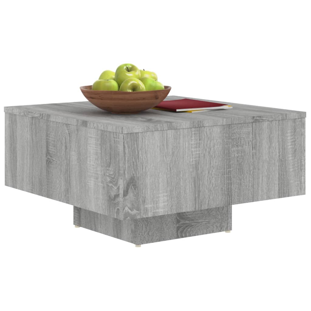 Salontafel 60x60x31,5 cm bewerkt hout