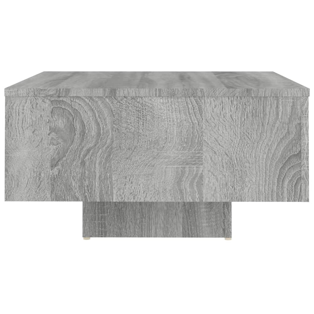 Salontafel 60x60x31,5 cm bewerkt hout eikenkleurig