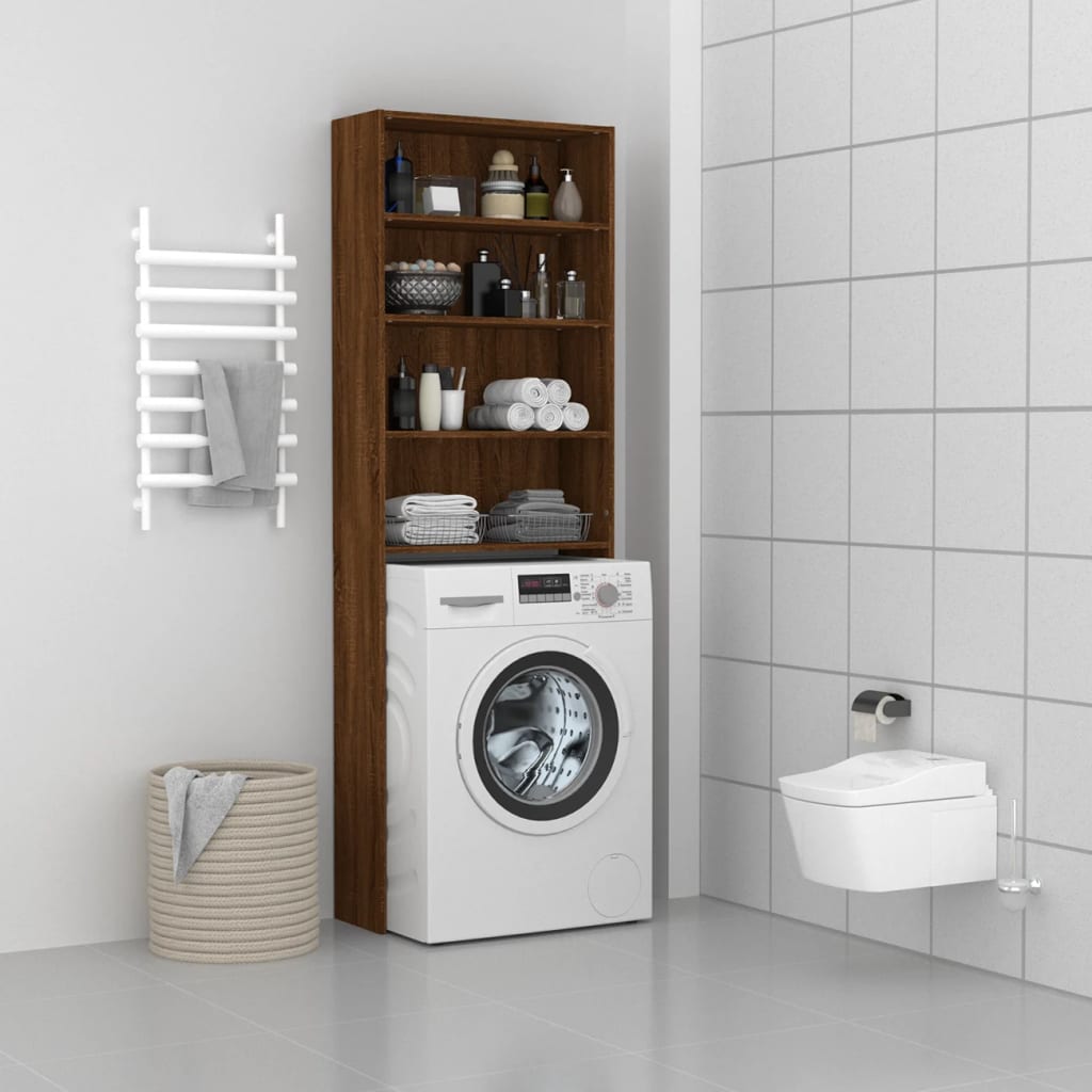 Meuble lave-linge 64x24x190 cm