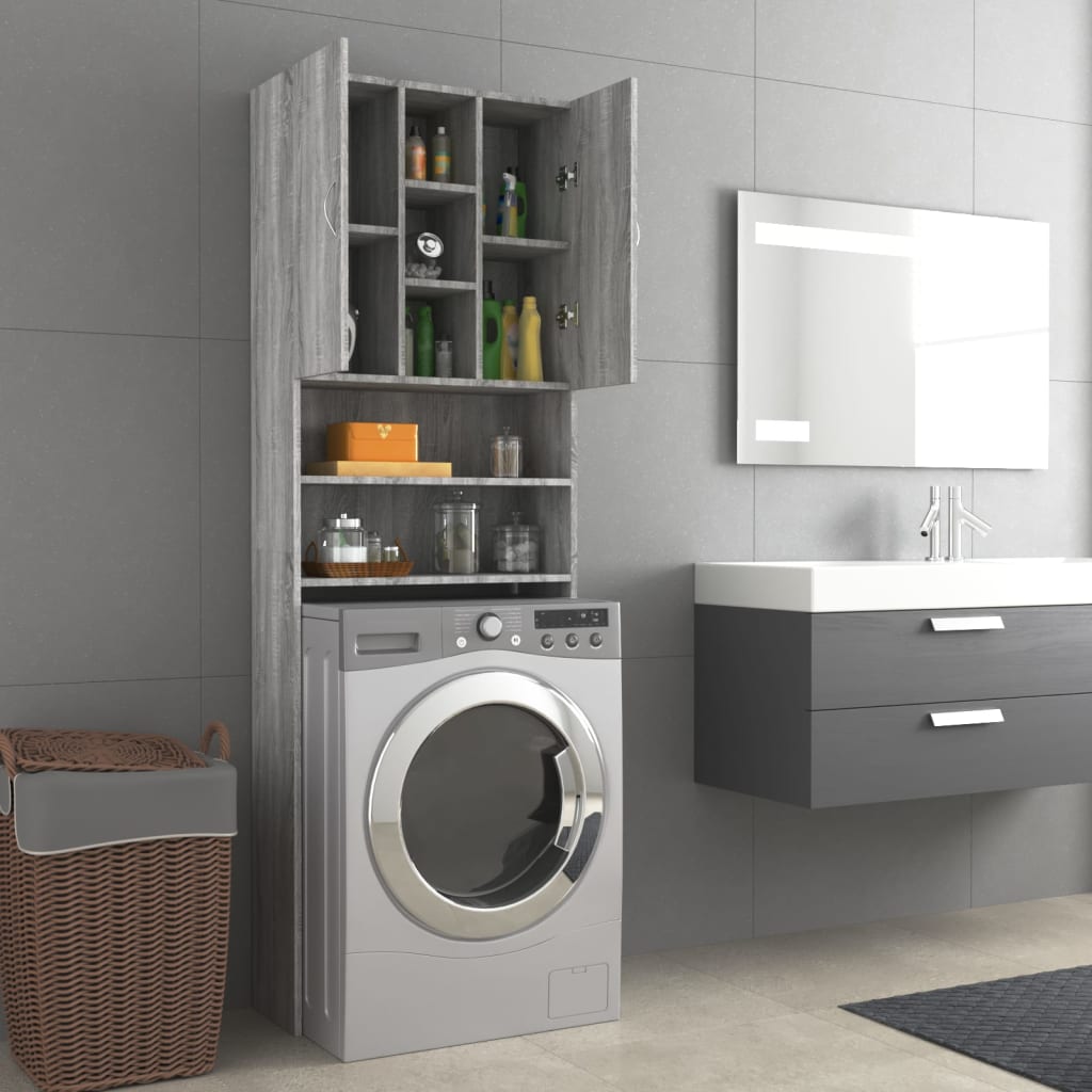 Meuble lave-linge 64x25,5x190 cm