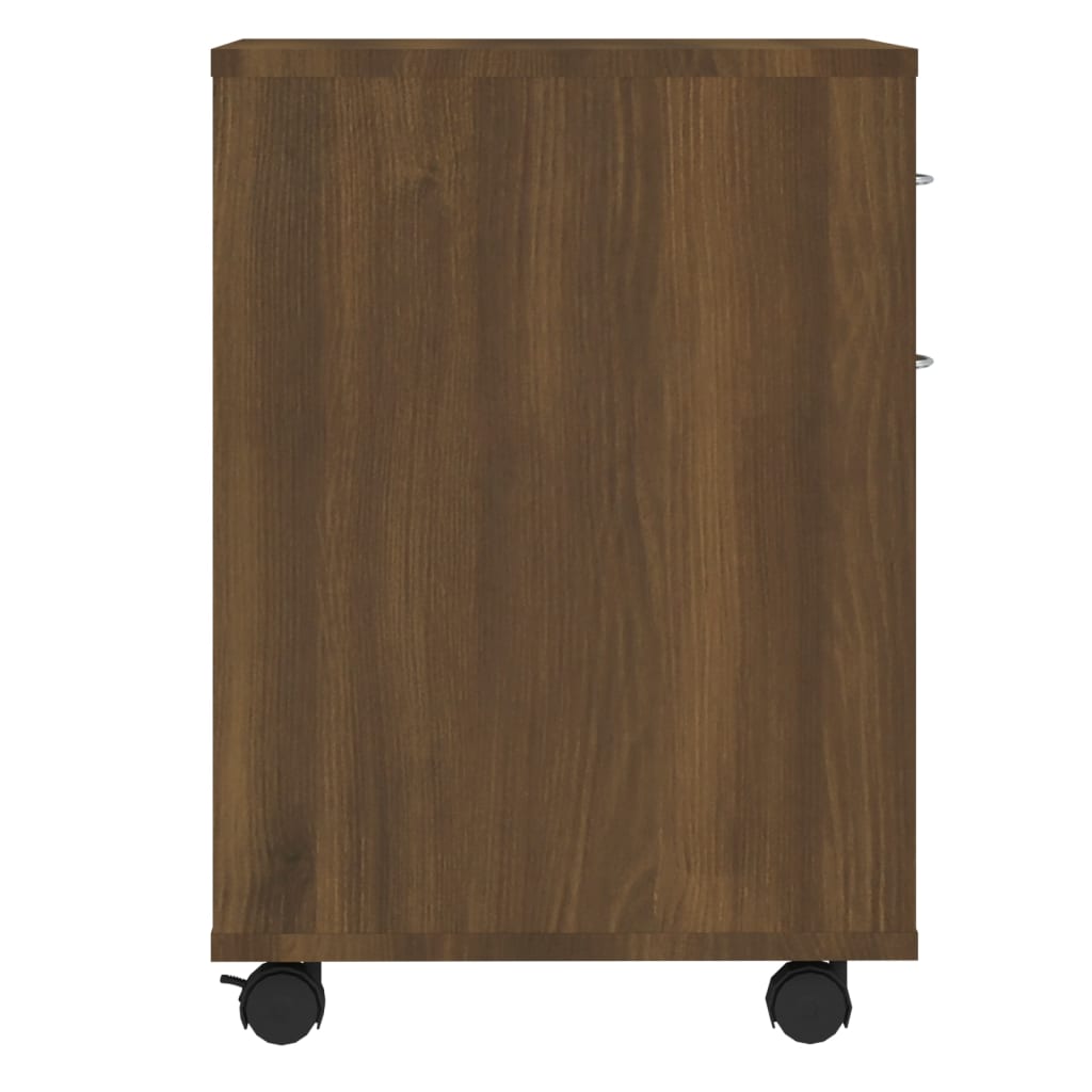 Armoire mobile 45x38x54 cm bois fini