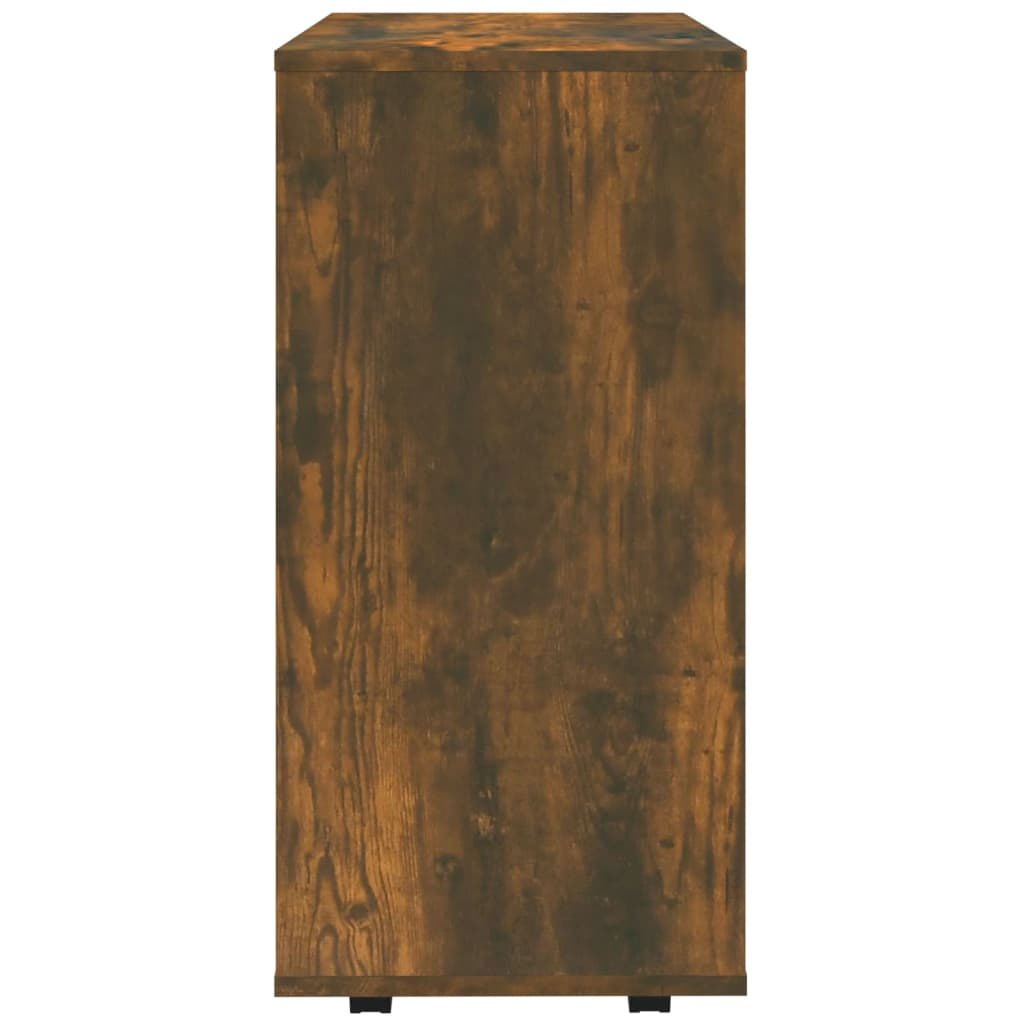 Armoire mobile 60x35x75 cm bois fini, couleur chêne