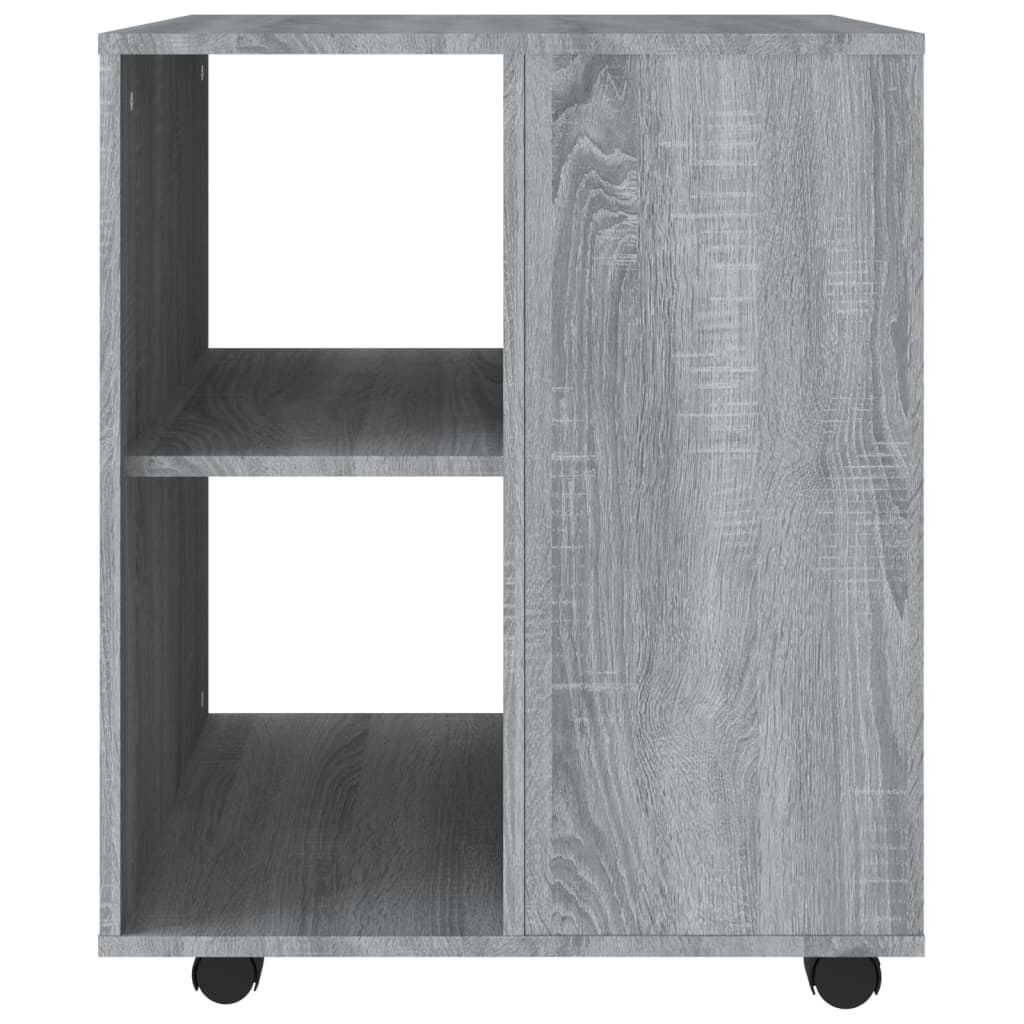 Kast verrijdbaar 60x53x72 cm bewerkt hout