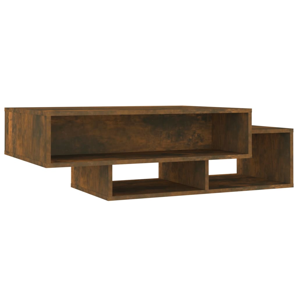 Table basse 105x55x32 cm en bois travaillé