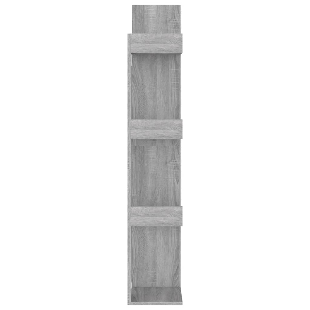 Boekenkast 48x25,5x140 cm bewerkt hout