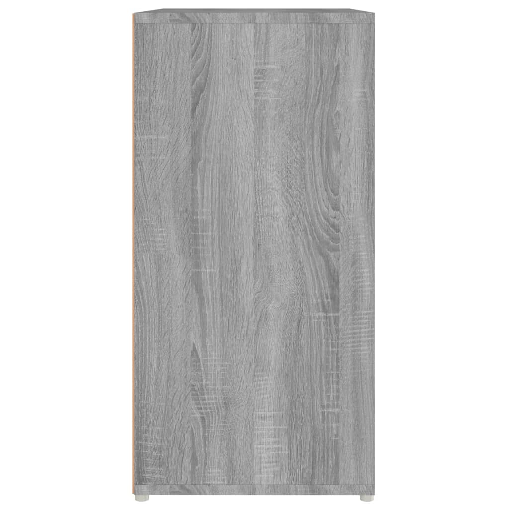 Schoenenkast 60x35x70 cm bewerkt hout eikenkleurig