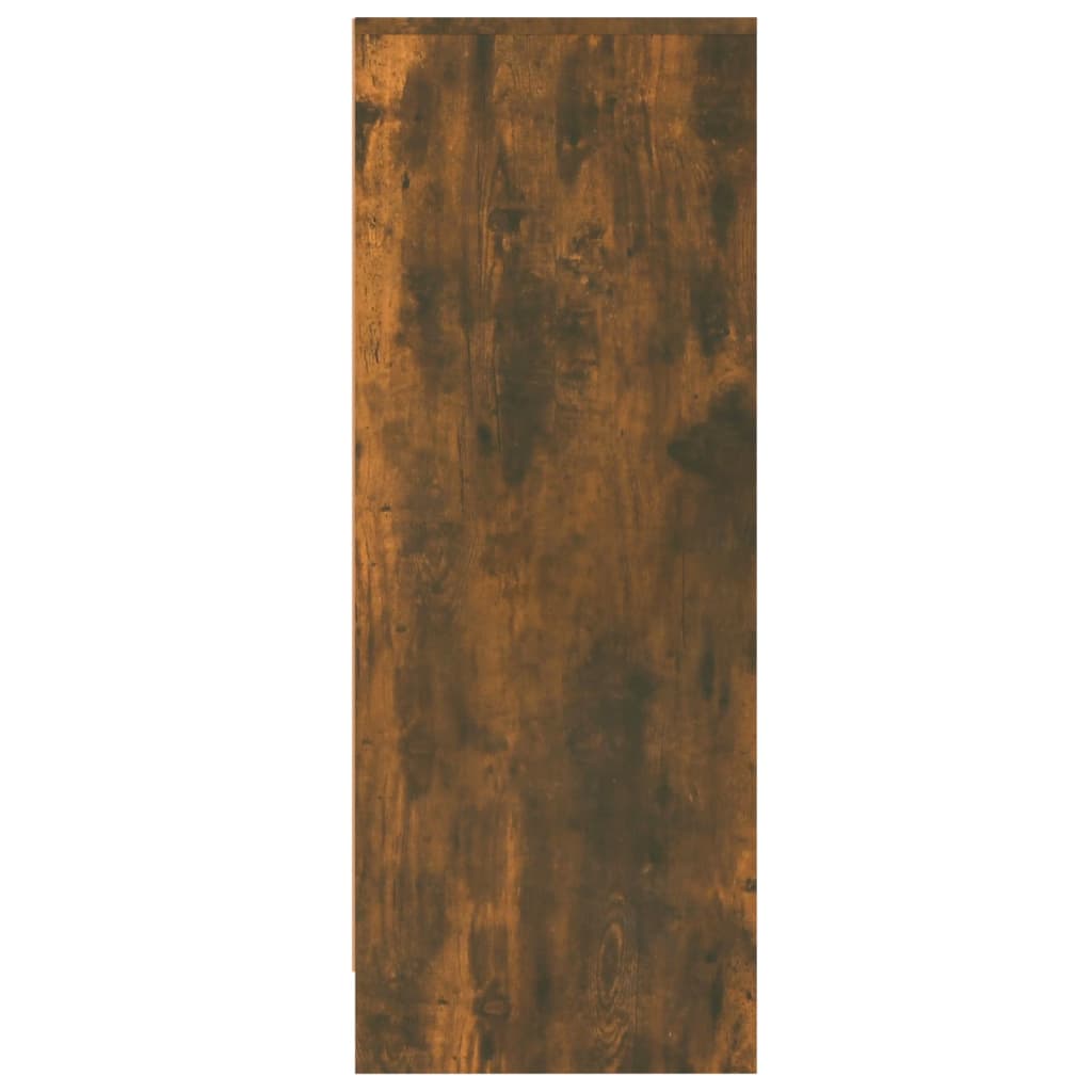 Schoenenkast 60x35x92 cm bewerkt hout eikenkleurig