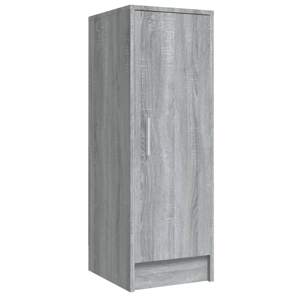 Schoenenkast 32x35x92 cm bewerkt hout eikenkleurig