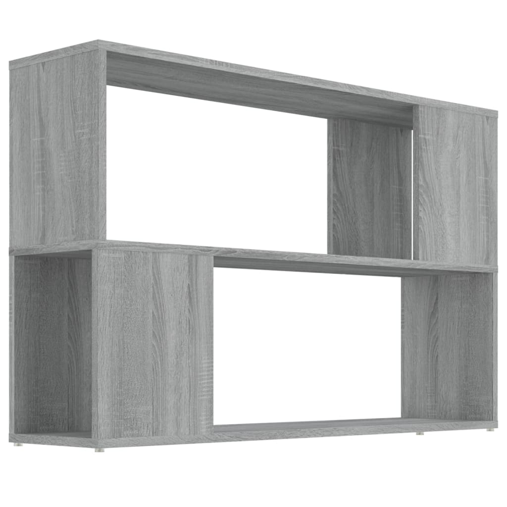 Boekenkast 100x24x63 cm bewerkt hout eikenkleurig