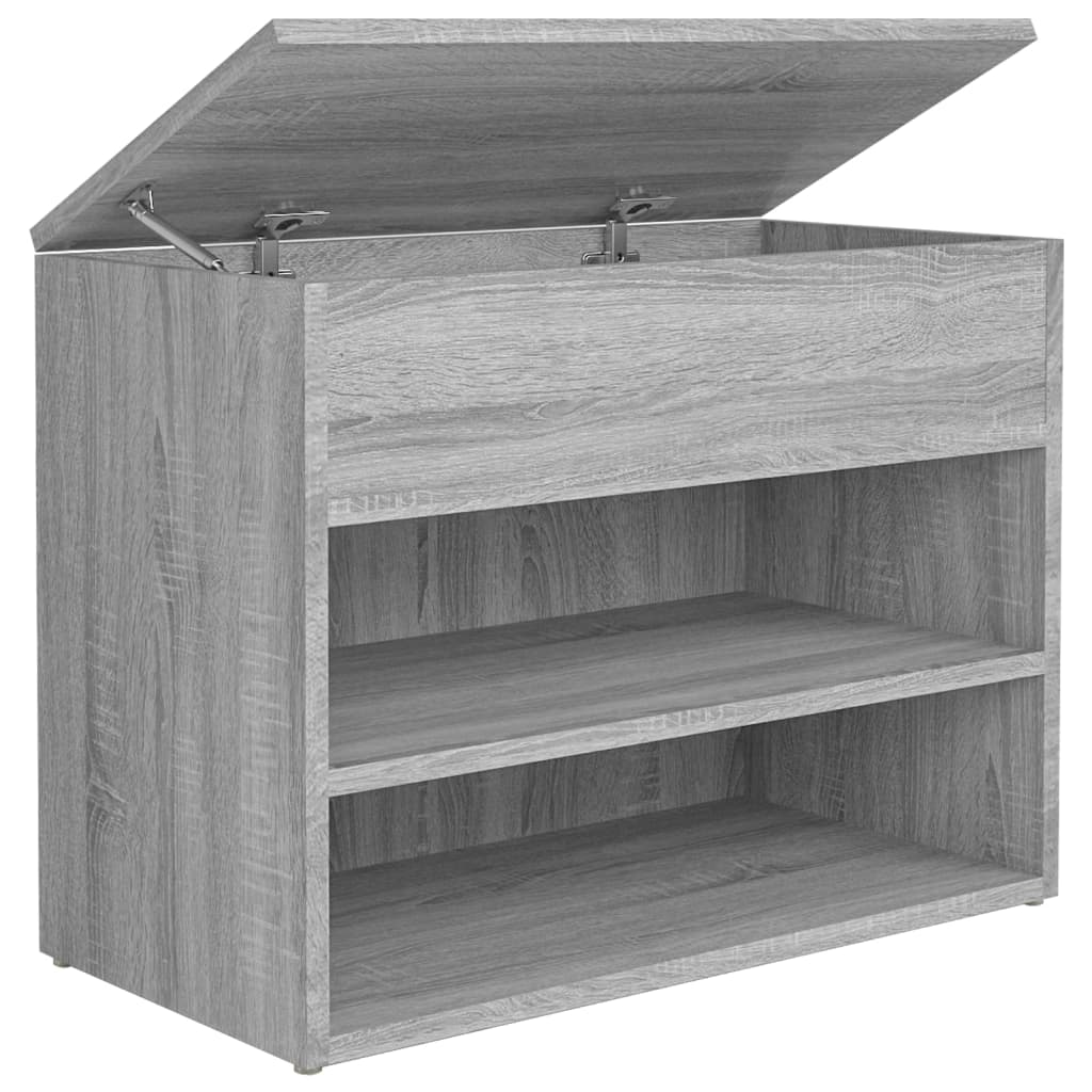 Schoenenbank 60x30x45 cm bewerkt hout