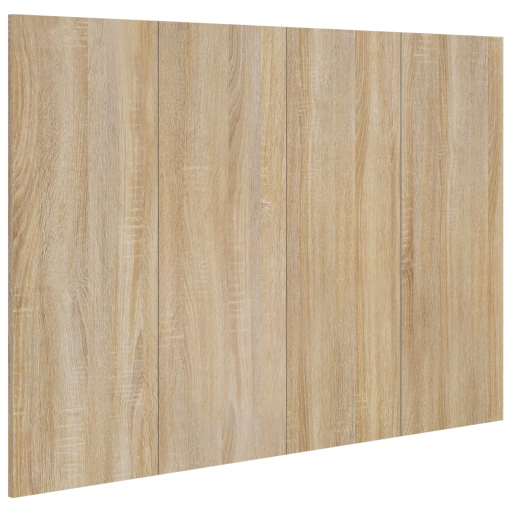 Hoofdbord 120x1,5x80 cm bewerkt hout eikenkleurig