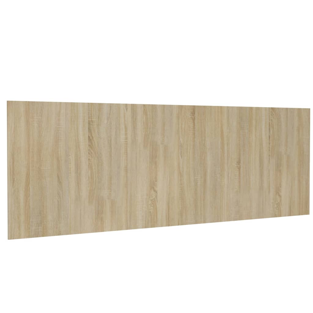 Hoofdbord wandmodel 240x1,5x80 cm bewerkt hout