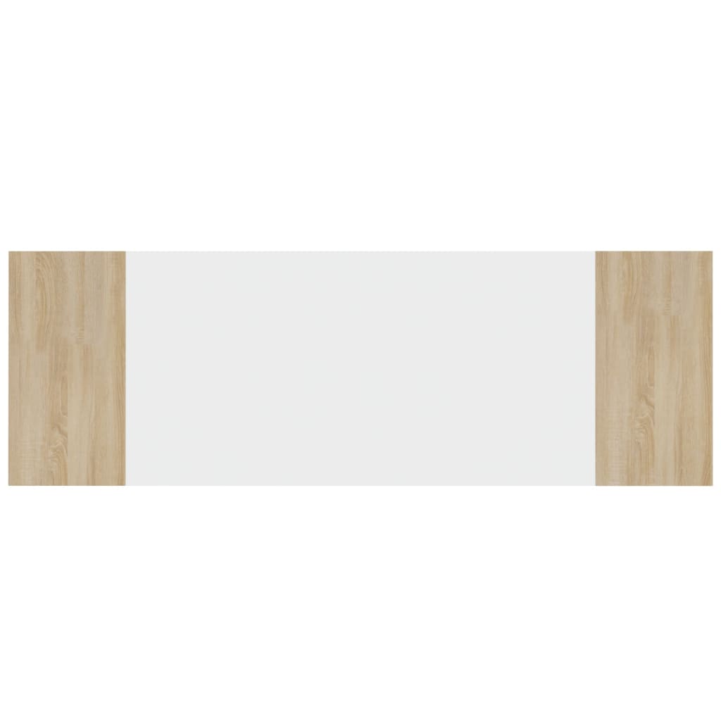 Hoofdbord wandmodel 240x1,5x80 cm bewerkt hout