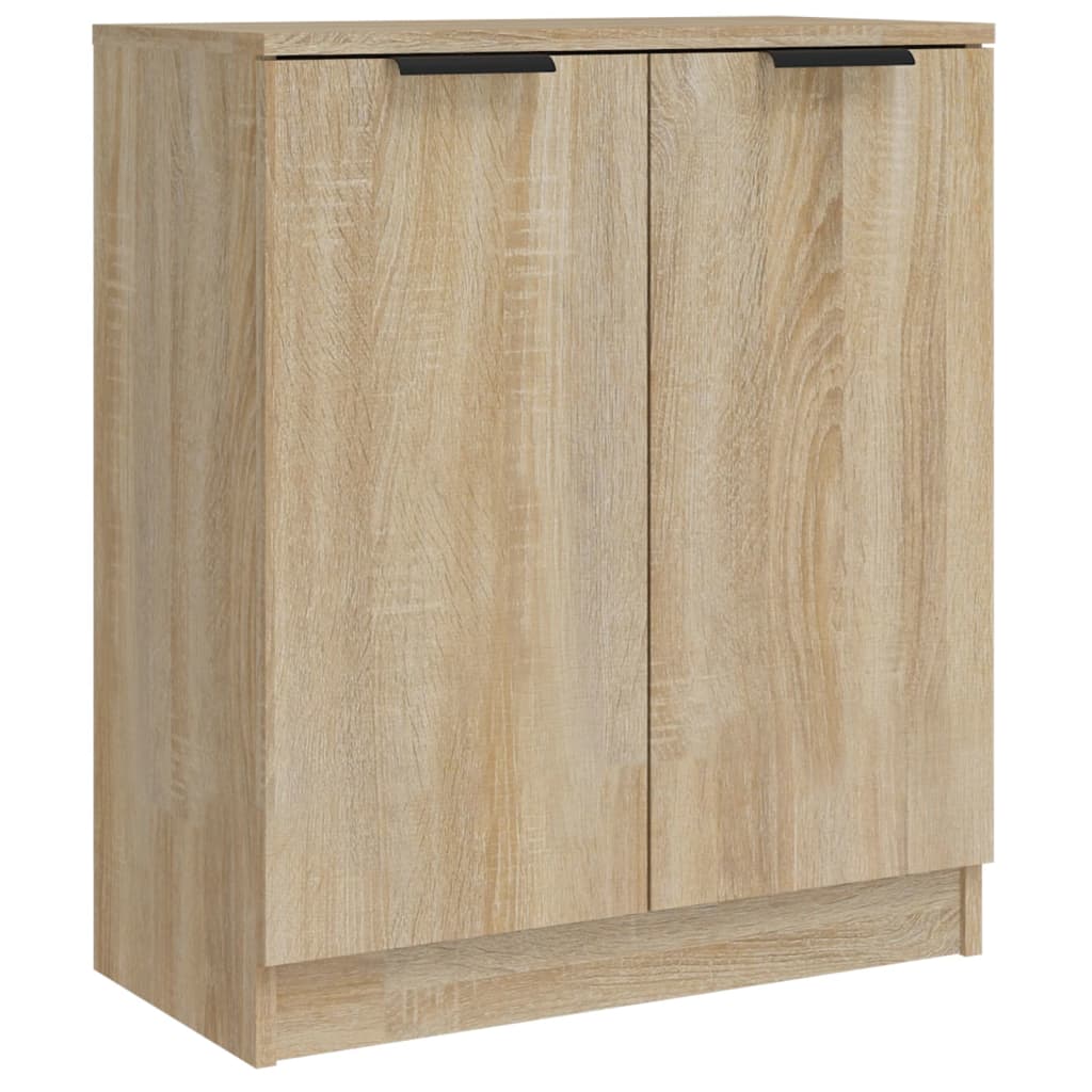 Dressoir 60x30x70 cm bewerkt hout eikenkleurig