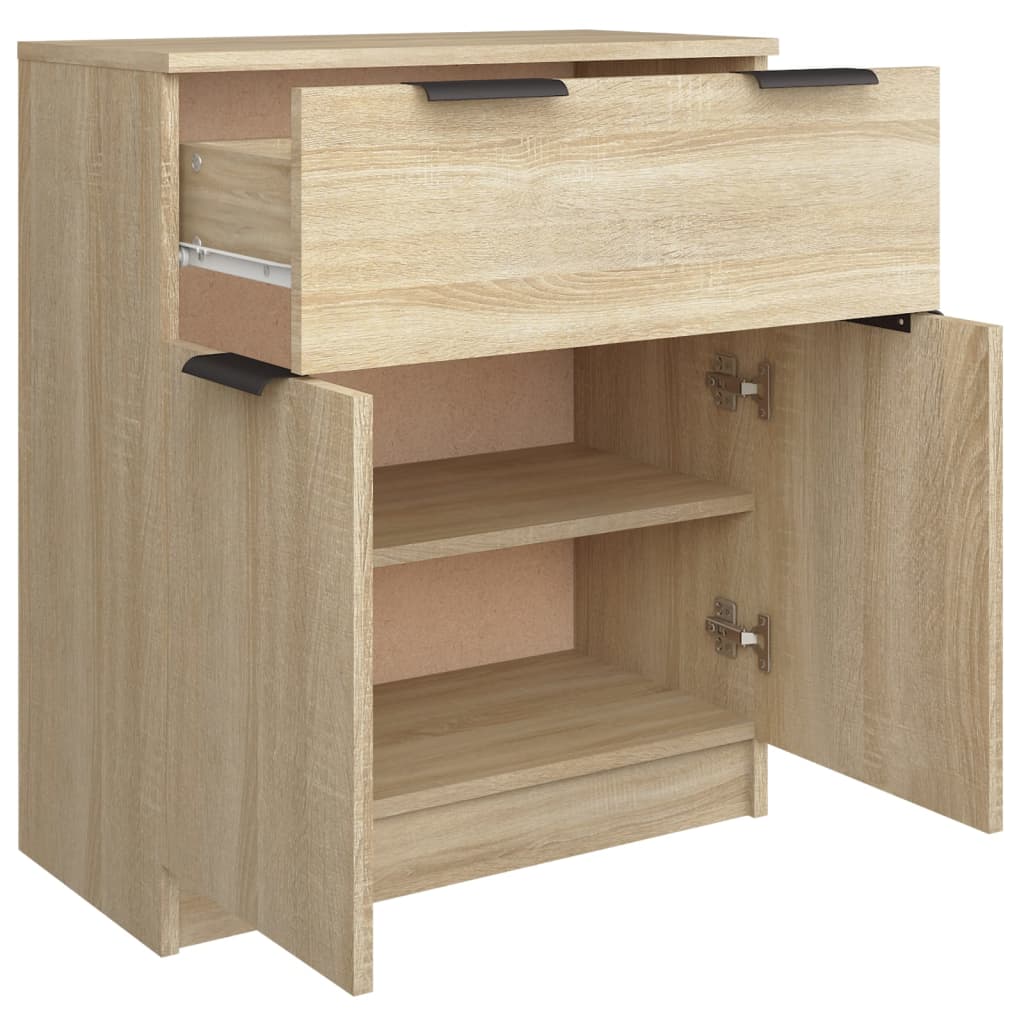 Dressoir 60x30x70 cm bewerkt hout