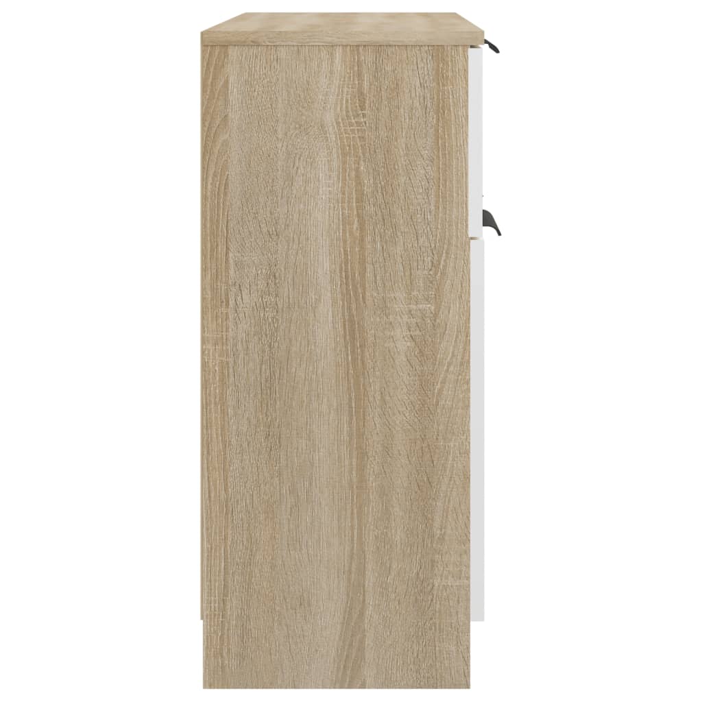 Dressoir 60x30x70 cm bewerkt hout