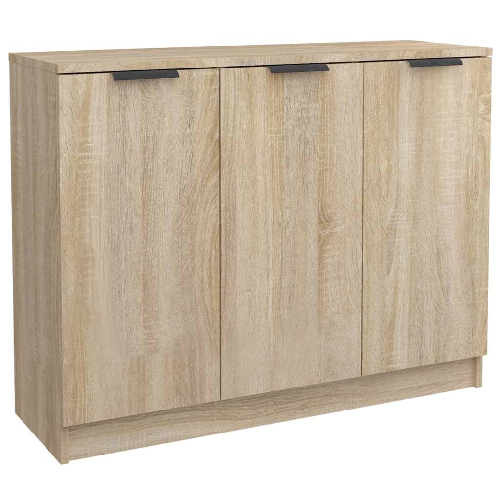 Dressoir 90,5x30x70 cm bewerkt hout oud houtkleurig