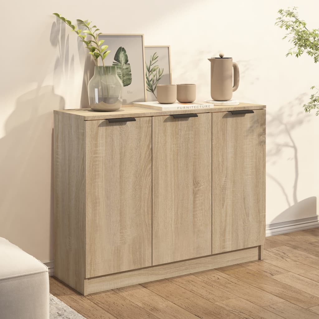 Buffet 90,5x30x70 cm en bois travaillé