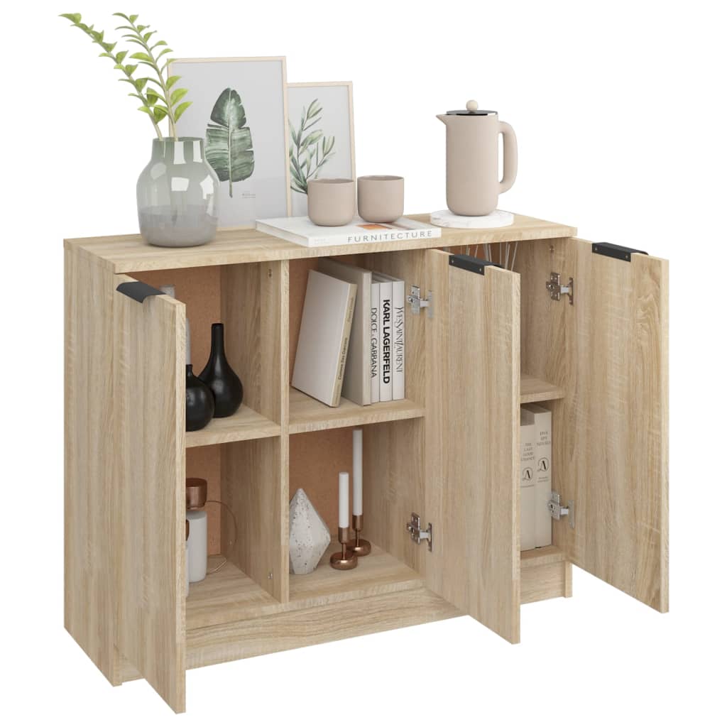 Buffet 90,5x30x70 cm en bois travaillé