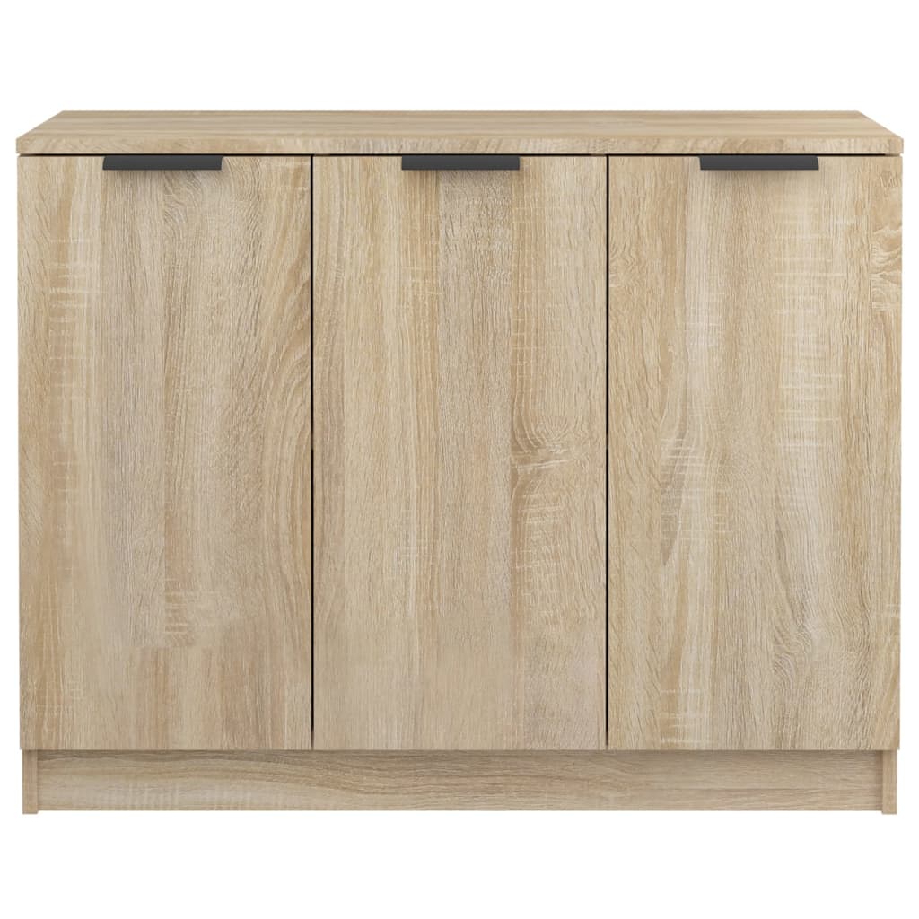 Dressoir 90,5x30x70 cm bewerkt hout oud houtkleurig