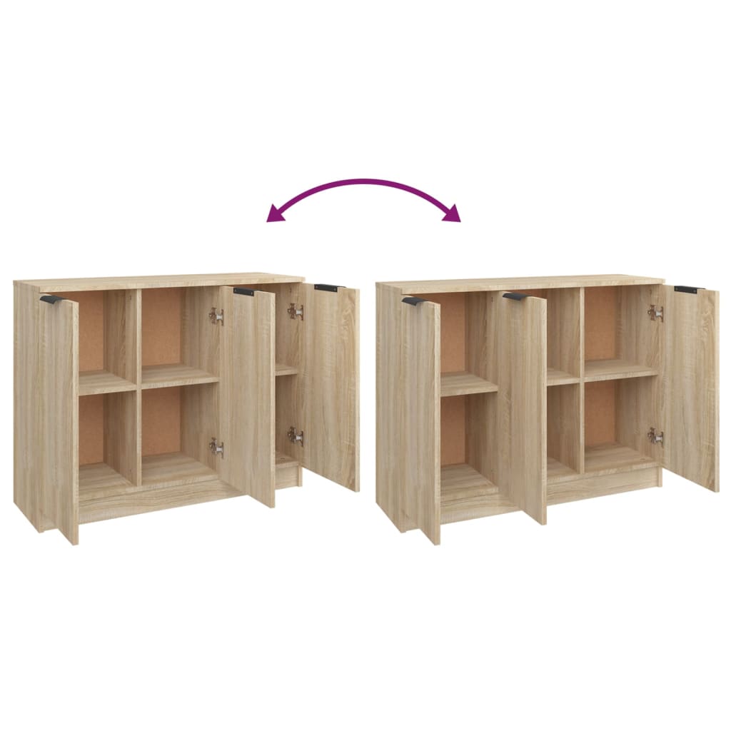 Dressoir 90,5x30x70 cm bewerkt hout