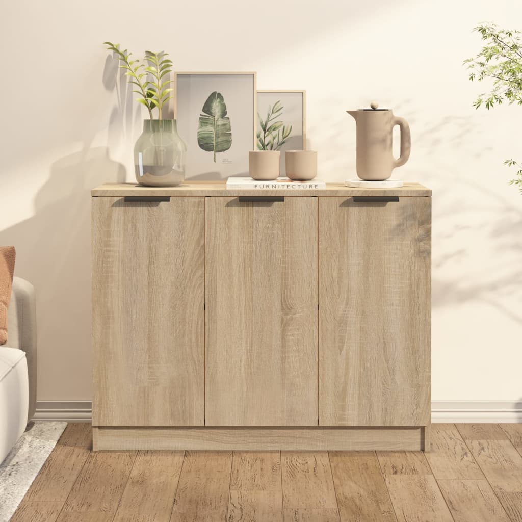 Buffet 90,5x30x70 cm en bois travaillé