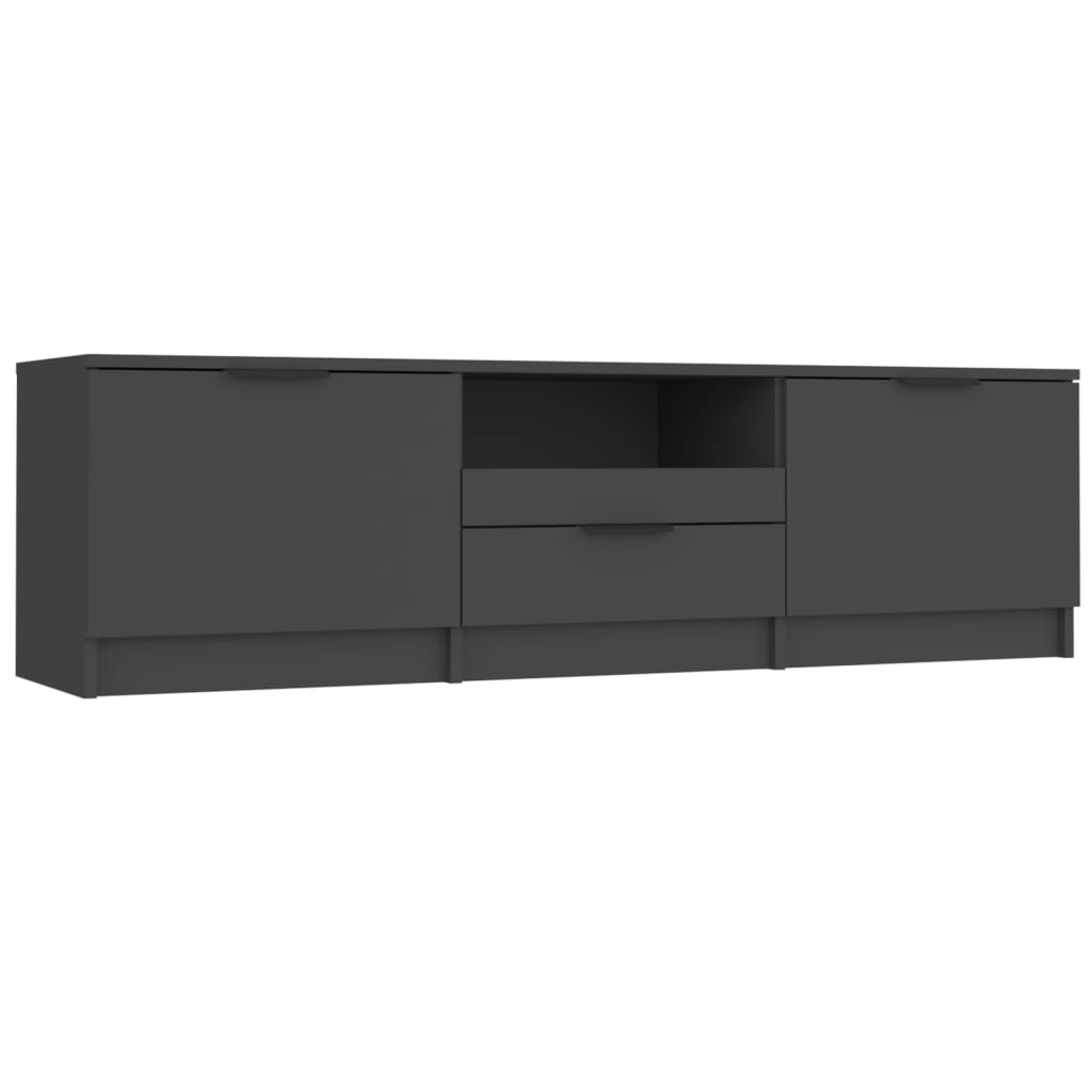 Tv-meubel 140x35x40 cm bewerkt hout eikenkleurig