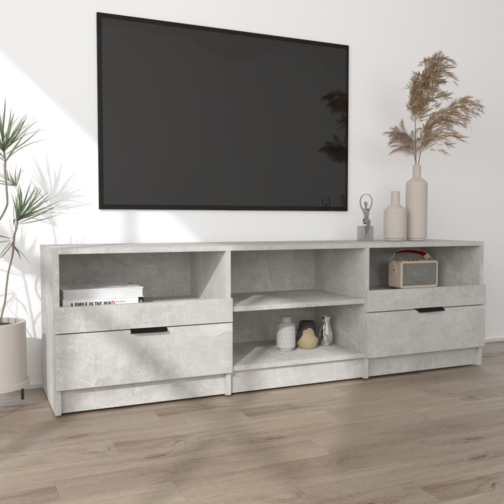 Meuble TV 150x33,5x45 cm ouvré en bois couleur chêne